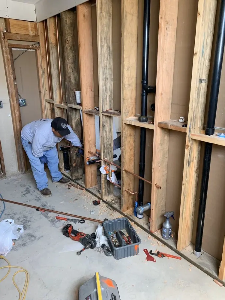 Commercial rough-in plumbing for Trenchless Sewer Repair in Carver City - Lincoln Gardens